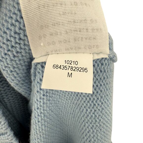 AYR Mens The Yachty Colorblock Sweater Extrafine Merino Wool Cotton Size M - Picture 9 of 10